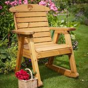 Hetton Wooden Rocking Chair image