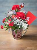 Kiss Kiss Bouquet in a Mug