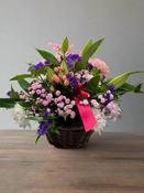 Mothers Day Fresh Flower Basket Arrangement