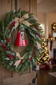 Metal Red Christmas Bell 21Lx17.8Wx29H CM image