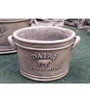 Milk Tub Small Concrete Planter H170mm x W290mm image