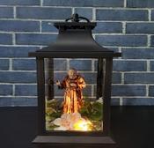Black Lantern Padre Pio LED