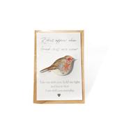 Robin Remembrance Token on Card