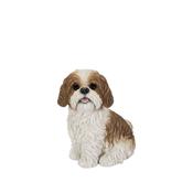 Vivid Arts Real Life Shih Tzu Brown Sitting H18cm