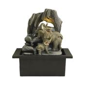Three Tier LED Elephant Water Feature 25cm image