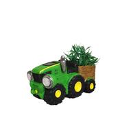 Tractor Planter with Solar Headlights