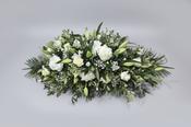 Everlasting Grave White Coffin Spray