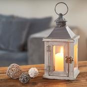 Wooden Lantern Stella 25cm