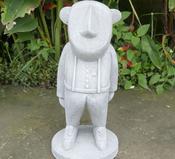 Big Abstract Concrete Ornament 53 cm height