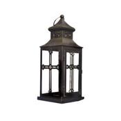 Black Metal Cross Lantern image