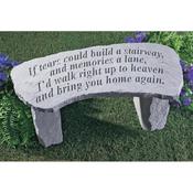 Memorial Bench 'If Tears Could Build a Stairway...'
