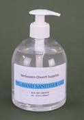 500ml 70% Hand Sanitiser Gel in Push Pump Dispenser