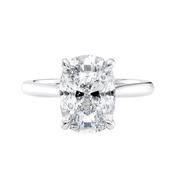 Elongated Cushion Cut Lab Grown Diamond Engagement Ring image