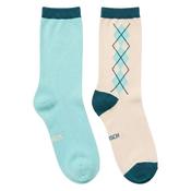 Rohnisch 2 Pack Argyle Socks 39/41 Eggshell Blue image