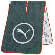 Puma Cactus Palm Towel 39"x14"  Black - Red