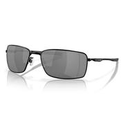 Oakley Square Wired Polished Black Glasses 60 Prizm Black image
