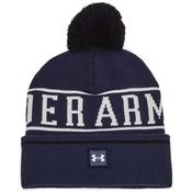 Under Armour Gents Halftime Pom Beanie  Midnight 410 image