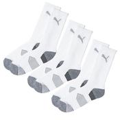 Puma Gents Essential Crw Cut Sock 3-Pairs 8-12 White