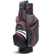 Big Max Dri Lite Silencio 2 Org Cart Bag  Charcoal - Black - White - Red image