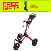 FastFold Square Manual Cart  Red Shinny Black image