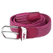 Surprizeshop Woven Golf Belt  Pink - White image