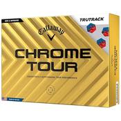 Callaway ChromeTour  Blu/Red TruTrack Balls Dozen White image