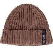 Calvin Klein Golf Gents Albon Ribbed Beanie  Cedar Brown image