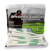 Pride Golf Tee Pro Tees Wooden 4" Green (12 Pack)  Green image