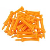 Golfers Club Collection Graduated Plastic Tees 50mm Orange image