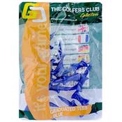 Golfers Club Collection Graduated Plastic Tees 18mm Blue image