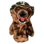 Daphne's Animal  Headcover  Military Bear image