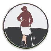 Navika Magnetic Hat Clip and Marker  Lady Golfer image