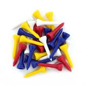 Golfers Club Collection Short Plastic Tees (1.1/2") 40-Pack . ONE image