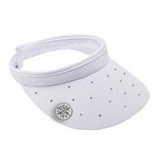 Surprizeshop Clip Visor With Magnet and Ball Marker  White