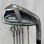 TaylorMade SIM Max OS 6-AW +1" KBS Stiff Steel Irons Gents RH image