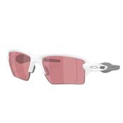 Oakley Flak 2.0 XL Matte White Glasses 59 Prizm Dark Golf image