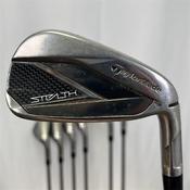 TaylorMade Stealth 5-AW KBS Stiff Steel Irons Gents RH image