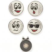 Surprizeshop 4 Ball Marker &amp; 1 Visor Clip Set  Its a Funny Ole Game image