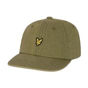 Lyle &amp; Scott Gents Washed Cap  Bright Olive Y127