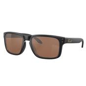Oakley Holbrook Matte Black Glasses 55 Prizm Tungsten Polarized image