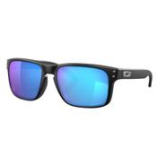 Oakley Holbrook Matte Black Glasses 55 Prizm Sapphire Iridium Polar image