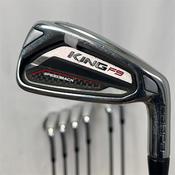Cobra King F9 5-SW KBS 90 Stiff Steel Irons Gents RH image