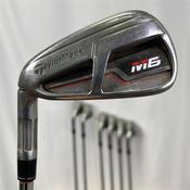 TaylorMade M6 5-SW +0.5" KBS Regular Steel Irons Gents LH image