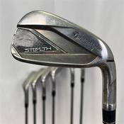 TaylorMade Stealth 5-SW KBS MT Stiff Steel Irons Gents RH image