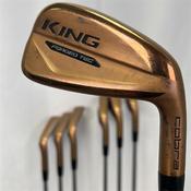 Cobra Forged Tec Copper 4-PW Stiff Steel  Irons Gents RH image