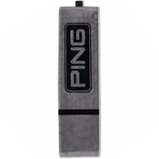 Ping Ping Tri Fold Towel  Dark Grey Black image