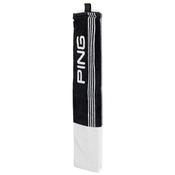 Ping 214 Trifold Towel 21"x16"  Black - White