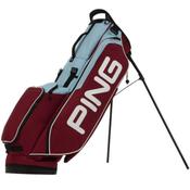Ping Hoofer Lite 231 Limited Edition Carry Ba  Maroon Light Blue image
