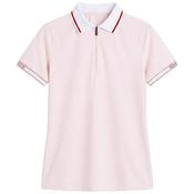 Rohnisch Ladies Rib Poloshirt Small Cradle Pink image