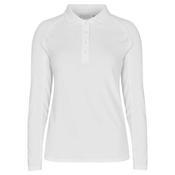 Rohnisch Ladies Rumie L/S Polo Shirt XSmall White 0010 image